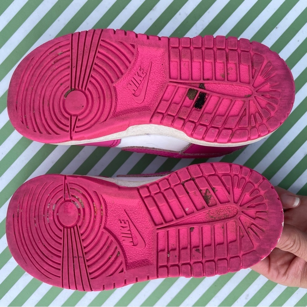 Nike Dunk Low Fuchsia Toddler Size 9.5 - Picture 5 of 10
